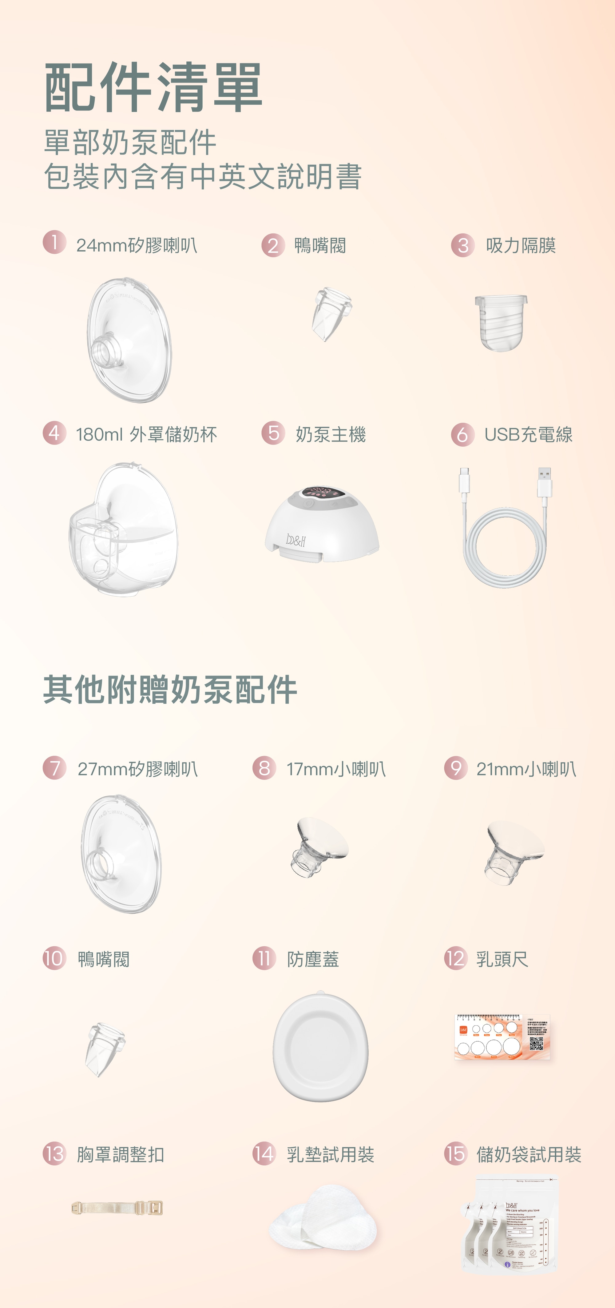 b&h Swiss Athena 醫院級 穿戴式電動奶泵 (單件裝)